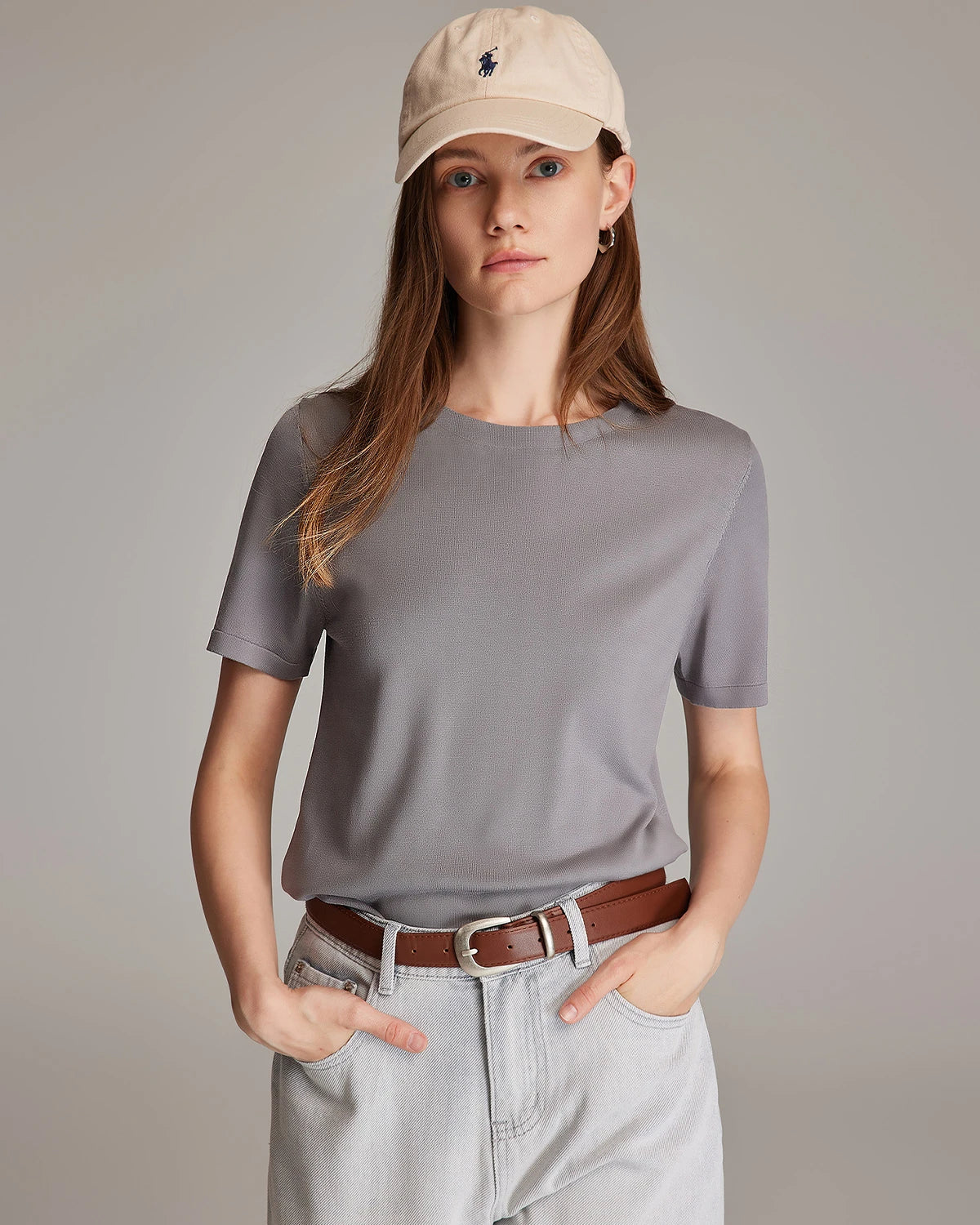 Women's Short Sleeve Silk Jersey