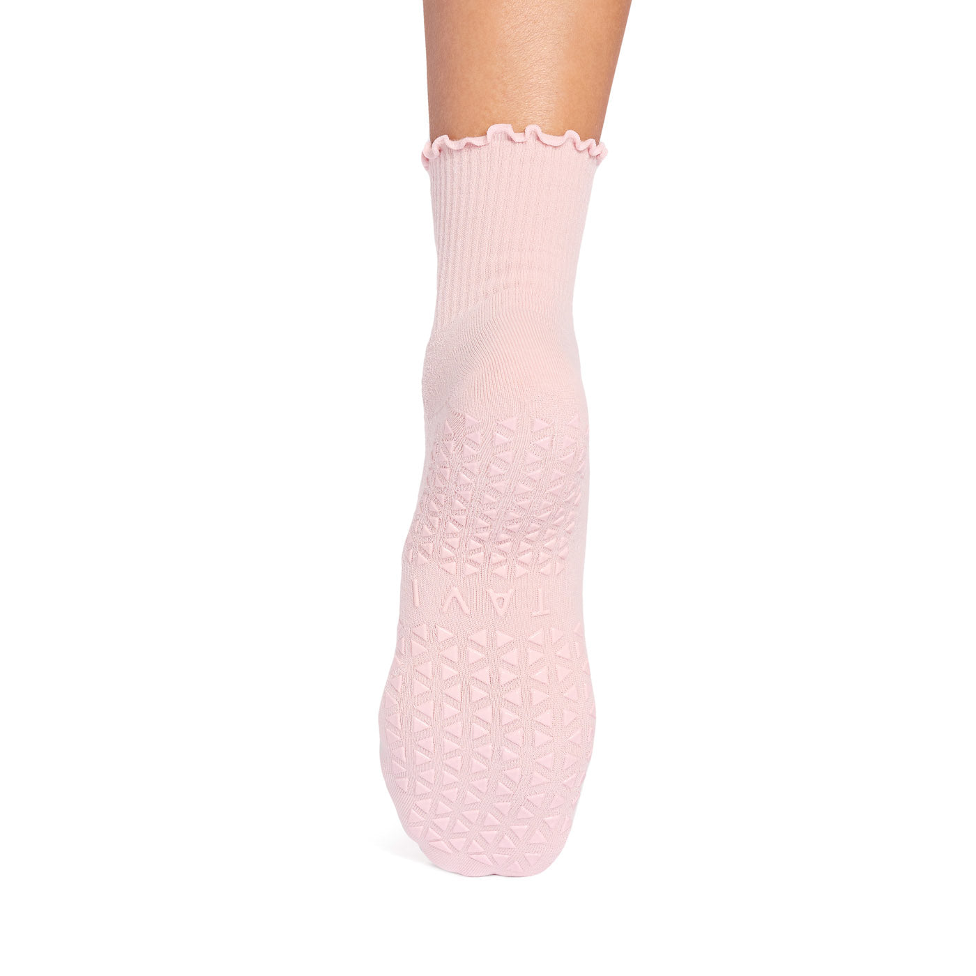 Aria Ruffle Grip Socks