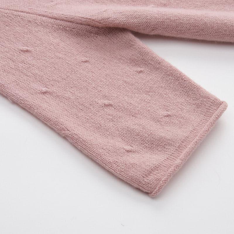 Short Sleeve Turtleneck Cashmere Sweater
