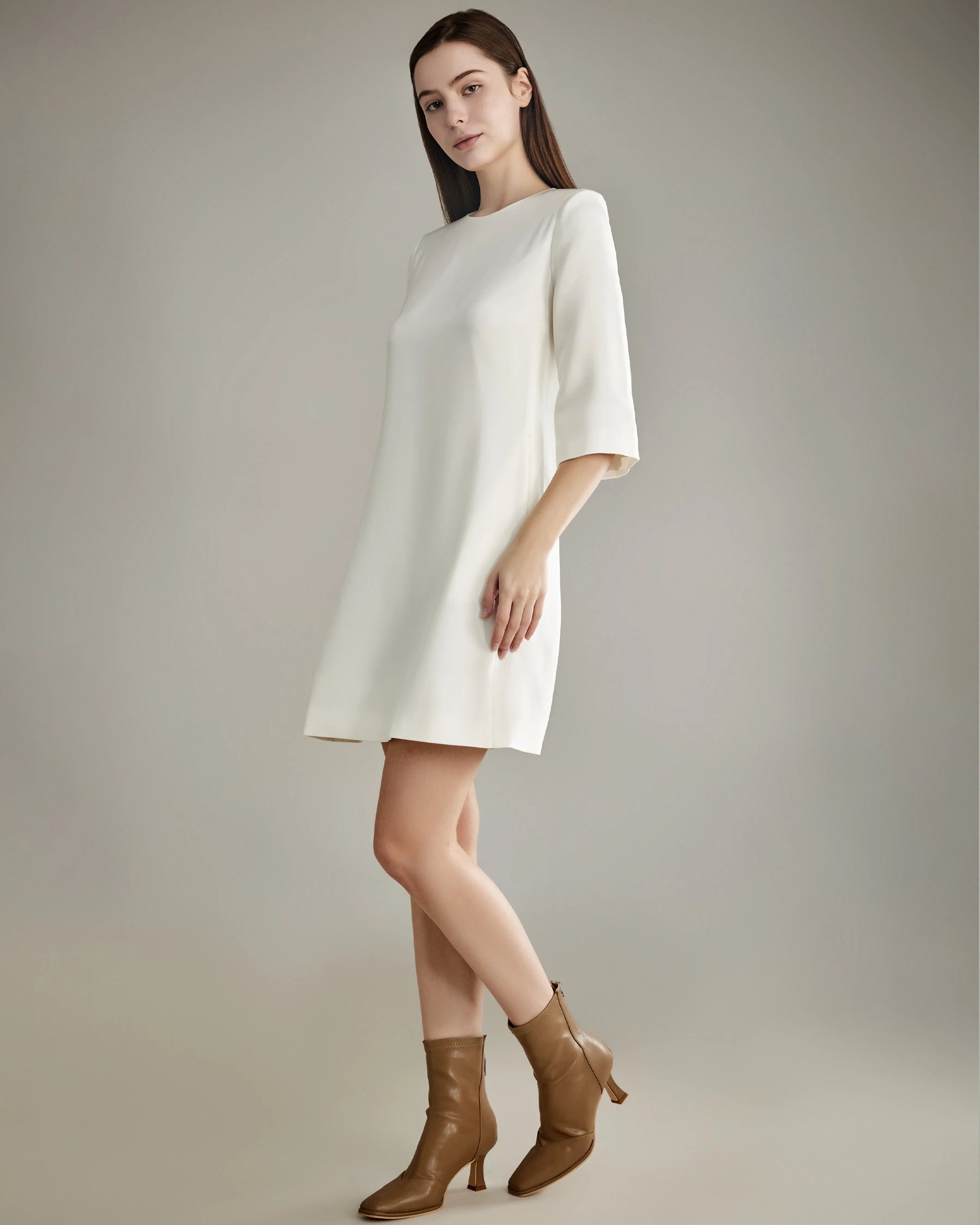 40 Momme Knee-length Silk Dress