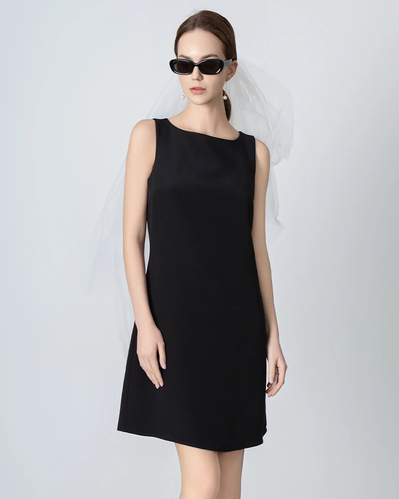 40 Momme A-line Silk Dress
